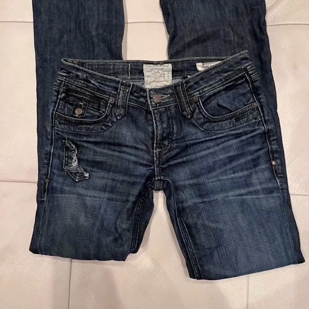 Taverniti So Jeans Dark Blue Distressed Women’s Jeans